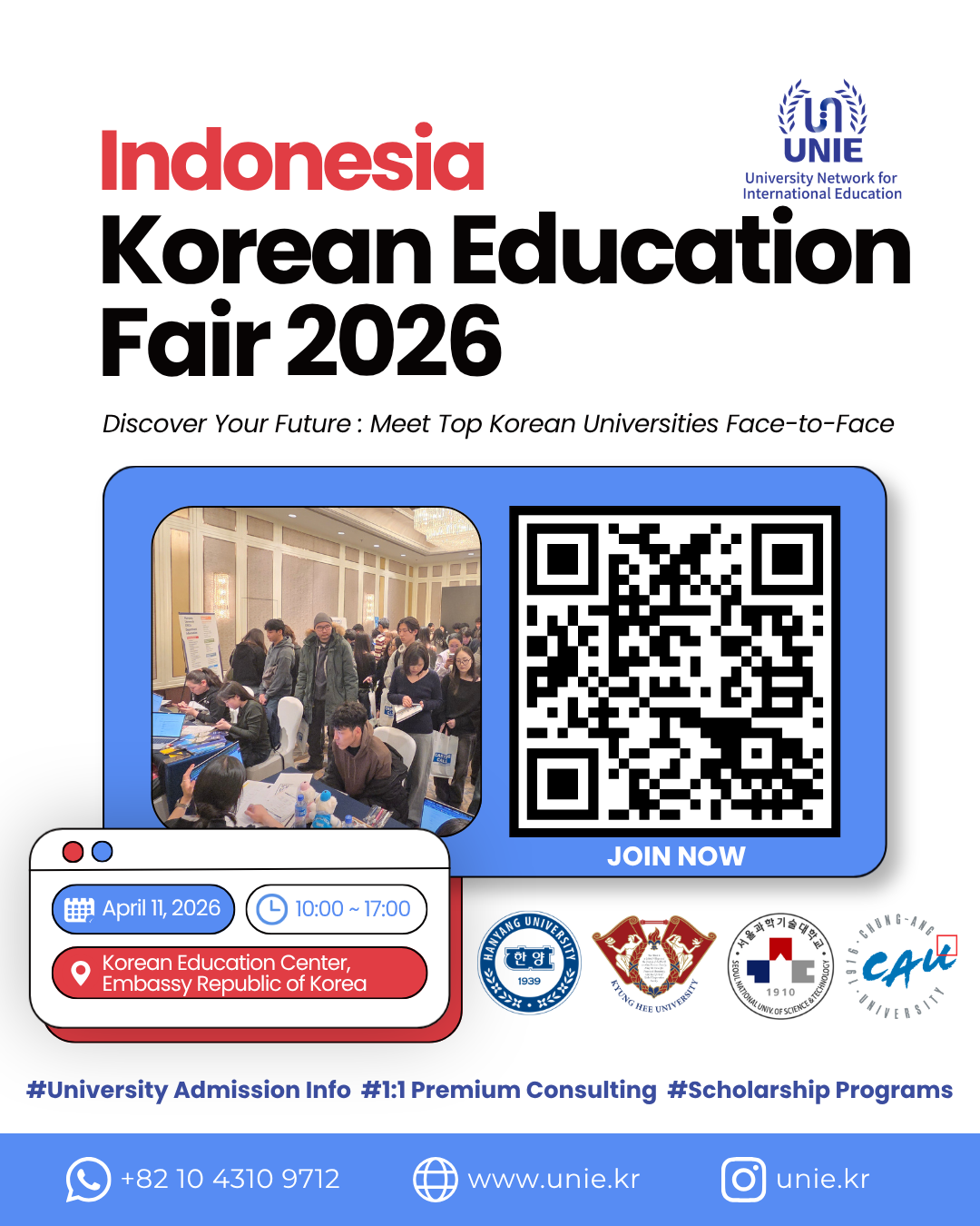 [UNIE] Temukan Masa Depanmu di 2026 Korean Education Fair di Indonesia
