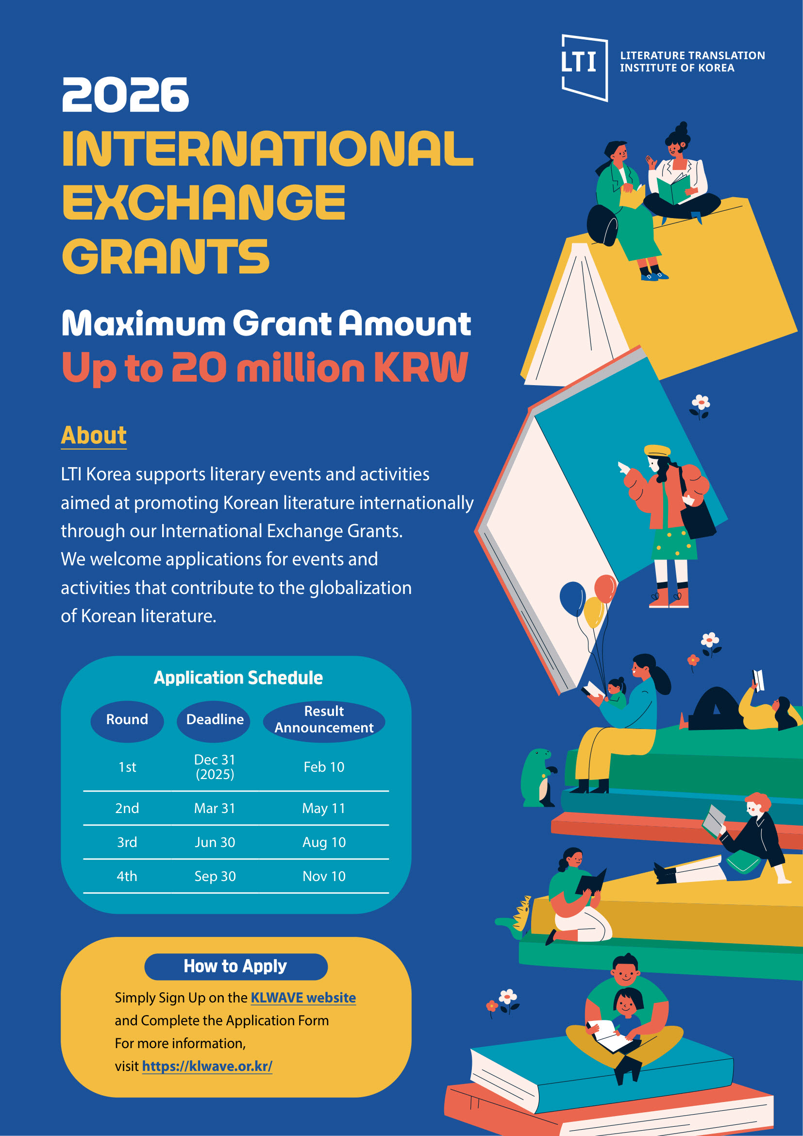 2026 International Exchange Grants – Literature Translation Institute of Korea